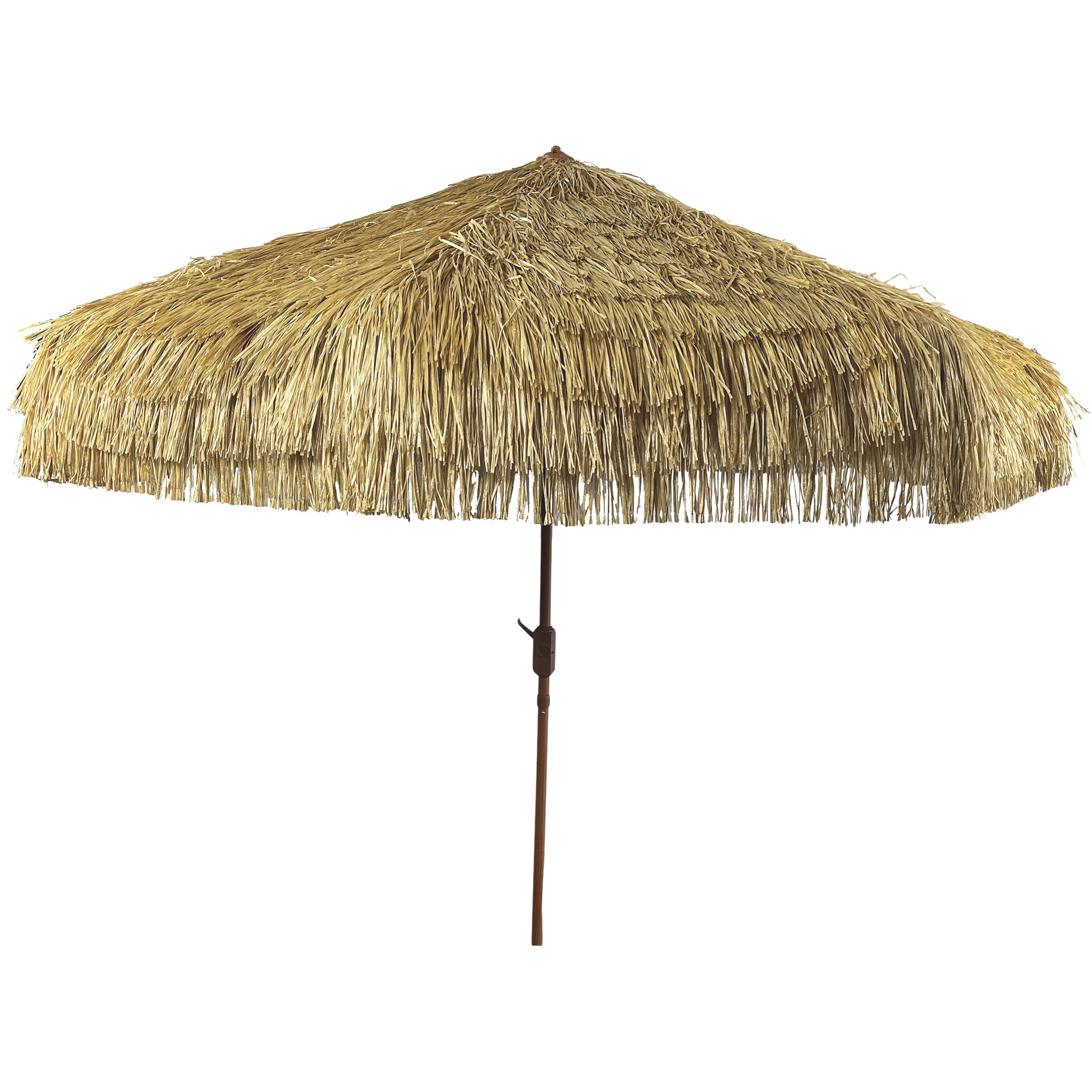 Heininger 9ft. Palapa-Look Patio Umbrella, Whiskey Brown, Model# 1199